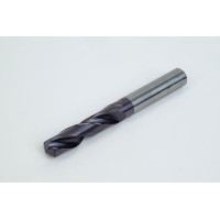 Твердосплавне свердло Ø 9,9 мм, хвостовик 10 мм x кут вершини 140° x спіраль 30°, 3XD, 2 канавки, покриття TiAlN, GP