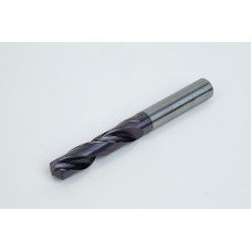 Твердосплавне свердло Ø 9,9 мм, хвостовик 10 мм x кут вершини 140° x спіраль 30°, 3XD, 2 канавки, покриття TiAlN, GP