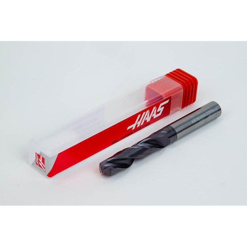 Твердосплавне свердло Ø 9,9 мм, хвостовик 10 мм x кут вершини 140° x спіраль 30°, 3XD, 2 канавки, покриття TiAlN, GP