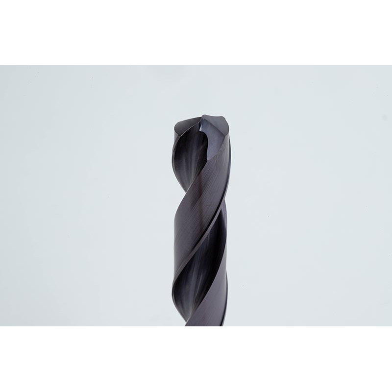 12.2mm Ø Carbide Drill, 14mm Shank x 140° Point Angle x 30° Helix, 3XD, 2 Flute, TiAlN Coated, GP