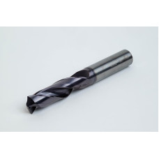 Твердосплавне свердло Ø 13,7 мм, хвостовик 14 мм x кут вершини 140° x спіраль 30°, 3XD, 2 канавки, покриття TiAlN, GP