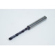 3.4mm Ø Carbide Drill, 6mm Shank x 140° Point Angle x 30° Helix, 8XD, 2 Flute, TiAlN Coated, GP, TSC