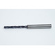 3.4mm Ø Carbide Drill, 6mm Shank x 140° Point Angle x 30° Helix, 8XD, 2 Flute, TiAlN Coated, GP, TSC