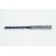 3.9mm Ø Carbide Drill, 6mm Shank x 140° Point Angle x 30° Helix, 8XD, 2 Flute, TiAlN Coated, GP, TSC