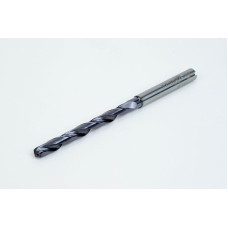 Твердосплавне свердло Ø 5,2 мм, хвостовик 6 мм x кут вершини 140° x спіраль 30°, 8XD, 2 канавки, покриття TiAlN, GP, TSC