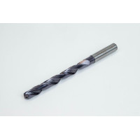Твердосплавне свердло Ø 9,4 мм, хвостовик 10 мм x кут вістря 140° x спіраль 30°, 8XD, 2 канавки, покриття TiAlN, GP, TSC
