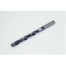 Твердосплавне свердло Ø 9,4 мм, хвостовик 10 мм x кут вістря 140° x спіраль 30°, 8XD, 2 канавки, покриття TiAlN, GP, TSC