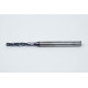 2.8mm Ø Carbide Drill, 4mm Shank x 140° Point Angle x 30° Helix, 5XD, 2 Flute, TiAlN Coated, GP, TSC