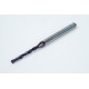 2.3mm Ø Carbide Drill, 4mm Shank x 140° Point Angle x 30° Helix, 5XD, 2 Flute, TiAlN Coated, Inox / SS, TSC