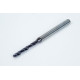 2.7mm Ø Carbide Drill, 4mm Shank x 140° Point Angle x 30° Helix, 5XD, 2 Flute, TiAlN Coated, Inox / SS, TSC