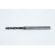 2.7mm Ø Carbide Drill, 4mm Shank x 140° Point Angle x 30° Helix, 5XD, 2 Flute, TiAlN Coated, Inox / SS, TSC
