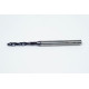2.8mm Ø Carbide Drill, 4mm Shank x 140° Point Angle x 30° Helix, 5XD, 2 Flute, TiAlN Coated, Inox / SS, TSC