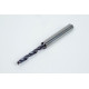 3.4mm Ø Carbide Drill, 6mm Shank x 140° Point Angle x 30° Helix, 5XD, 2 Flute, TiAlN Coated, Inox / SS, TSC
