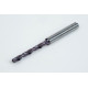 3.9mm Ø Carbide Drill, 6mm Shank x 140° Point Angle x 30° Helix, 5XD, 2 Flute, TiAlN Coated, Inox / SS, TSC