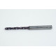 3.9mm Ø Carbide Drill, 6mm Shank x 140° Point Angle x 30° Helix, 5XD, 2 Flute, TiAlN Coated, Inox / SS, TSC