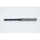 4.3mm Ø Carbide Drill, 6mm Shank x 140° Point Angle x 30° Helix, 5XD, 2 Flute, TiAlN Coated, Inox / SS, TSC
