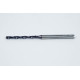 2.8mm Ø Carbide Drill, 4mm Shank x 140° Point Angle x 30° Helix, 8XD, 2 Flute, TiAlN Coated, Inox / SS, TSC
