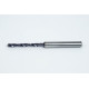 3.4mm Ø Carbide Drill, 6mm Shank x 140° Point Angle x 30° Helix, 8XD, 2 Flute, TiAlN Coated, Inox / SS, TSC