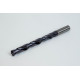 13.7mm Ø Carbide Drill, 14mm Shank x 140° Point Angle x 30° Helix, 8XD, 2 Flute, TiAlN Coated, Inox / SS, TSC