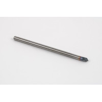 Фреза для фаски з твердого сплаву діаметром 3 мм з кутом 45°, 2 канавки, покриття TiCN, довжина 1,5 мм, загальна довжина 60 мм, HSAM1