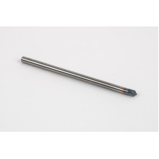 Фреза для фаски з твердого сплаву діаметром 3 мм з кутом 45°, 2 канавки, покриття TiCN, довжина 1,5 мм, загальна довжина 60 мм, HSAM1