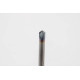 3mm Dia. 45° Carbide Chamfer Mill, 2 Flute, TiCN Coated, 1.5mm LOC x 60mm Overall Length, HSAM1