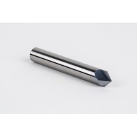 Фреза для фаски з твердого сплаву діаметром 12 мм з кутом 45°, 2 канавки, покриття TiCN, довжина 6 мм x загальна довжина 80 мм, HSAM1