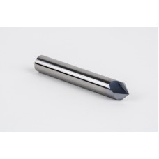 Фреза для фаски з твердого сплаву діаметром 12 мм з кутом 45°, 2 канавки, покриття TiCN, довжина 6 мм x загальна довжина 80 мм, HSAM1