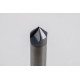 16mm Dia. 45° Carbide Chamfer Mill, 2 Flute, TiCN Coated, 8mm LOC x 100mm Overall Length, HSAM1