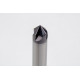 10mm Dia. 45° Carbide Chamfer Mill, 4 Flute, TiAlN Coated, 5mm LOC x 75mm Overall Length, HSPM1