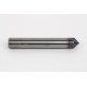 12mm Dia. 45° Carbide Chamfer Mill, 4 Flute, TiAlN Coated, 6mm LOC x 80mm Overall Length, HSPM1