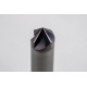 20mm Dia. 45° Carbide Chamfer Mill, 4 Flute, TiAlN Coated, 10mm LOC x 100mm Overall Length, HSPM1
