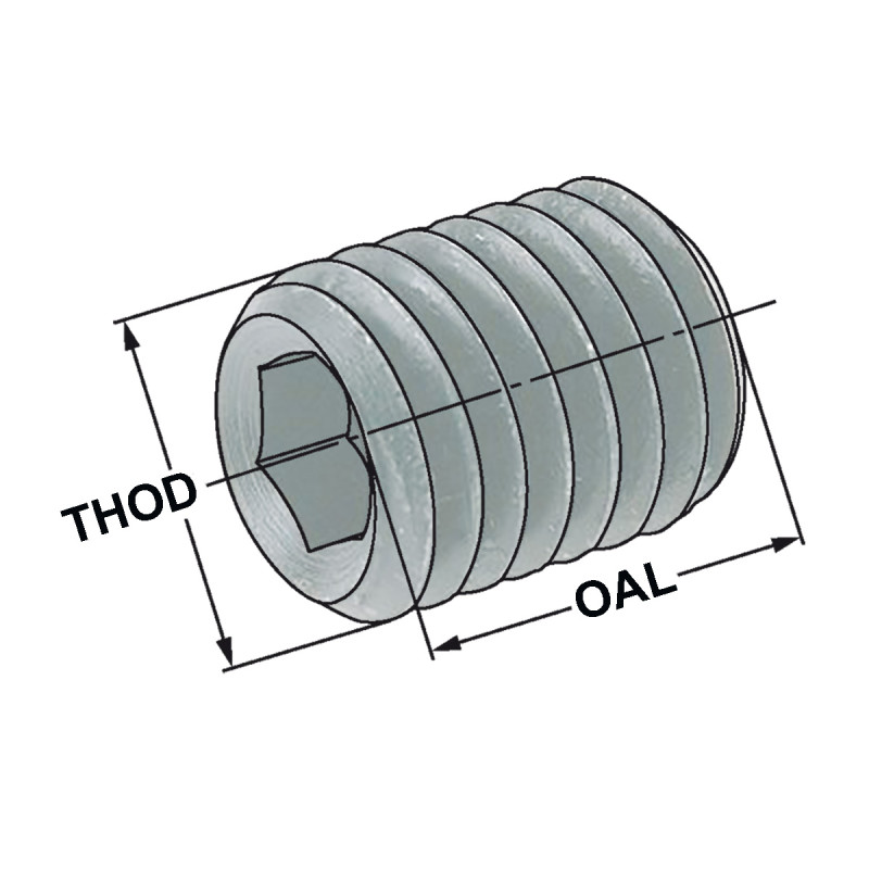 Clamping screws M12 for Weldon Ø 12 + 14 DIN 1835 B