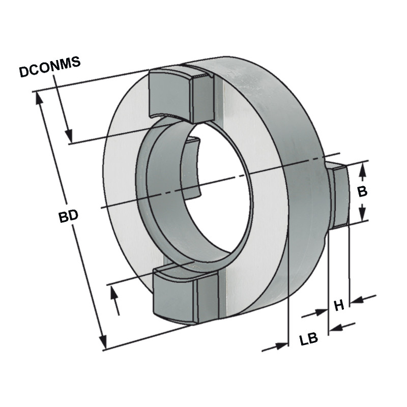 Clutch drive rings DIN 6366 Ø 16 mm