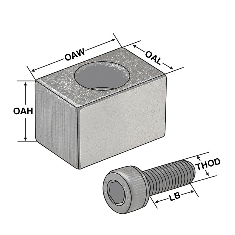 Driving key for Shell mill holder Ø 60 mm