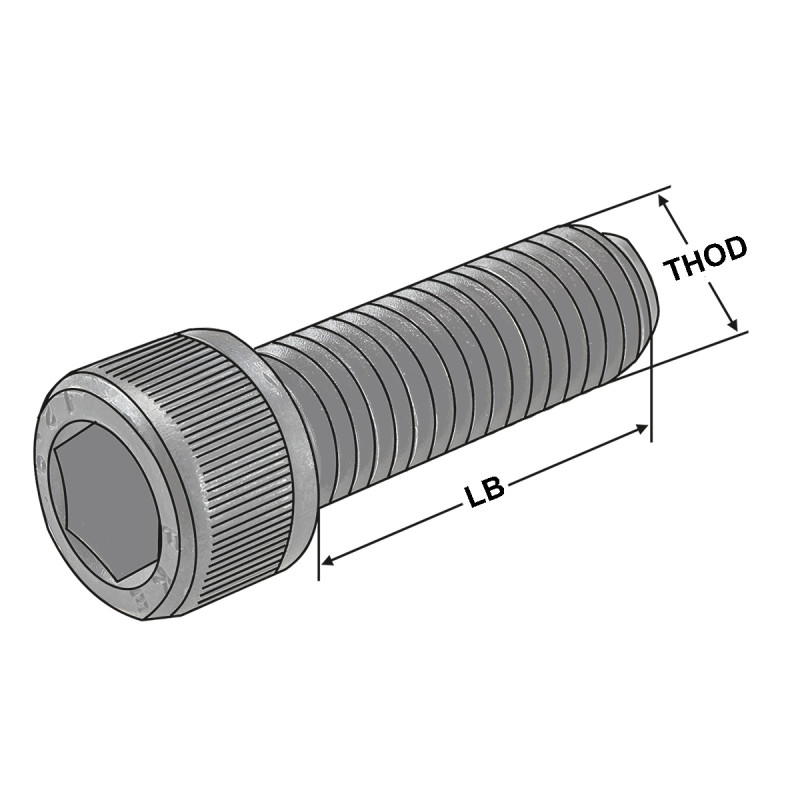 Hexagon Socket Head Cap Screws M10 x 25 DIN912