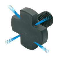 Retaining screws DIN 6367 M24 with drill through for coolant