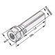 Collet chuck with straight shank ER16 - 1/10 - 70 | Ø = 20
