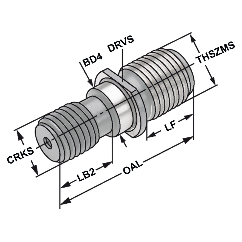 Штифти для натягування "кришки" | M16 | КРИШКА Асиметрична різьба S 20 x 2