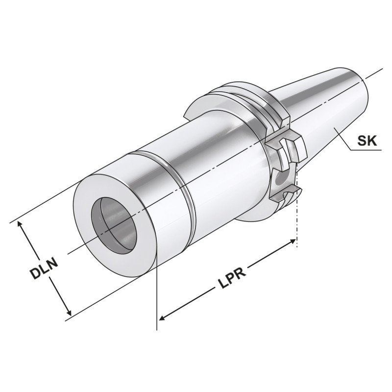 Цанговий патрон ER-Precision SK 40 - 2/20 - 70 | ВІН 32