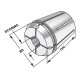 Цанги для нарізування ER для IC ER40 | 472GA | 472GA-755