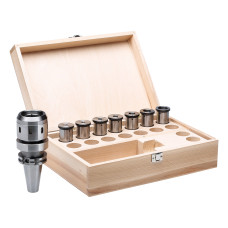 Високопродуктивний фрезерний патрон SK 50-32-90 DIN 69871 AD/B HKS система у дерев'яній коробці
