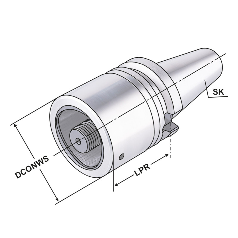 Адаптер BT до ISO 26623 (PSK) BT 50 - PSK 60 - 100