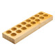 Wooden sockets, empty size 10 (490EK) 10 holes
