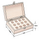 Wooden boxes, empty - 10 holes Ø 55 mm for tapping adapters size 3