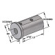 Reduction sleeve for boring bar holders DCONMS=32 | DCONWS=6