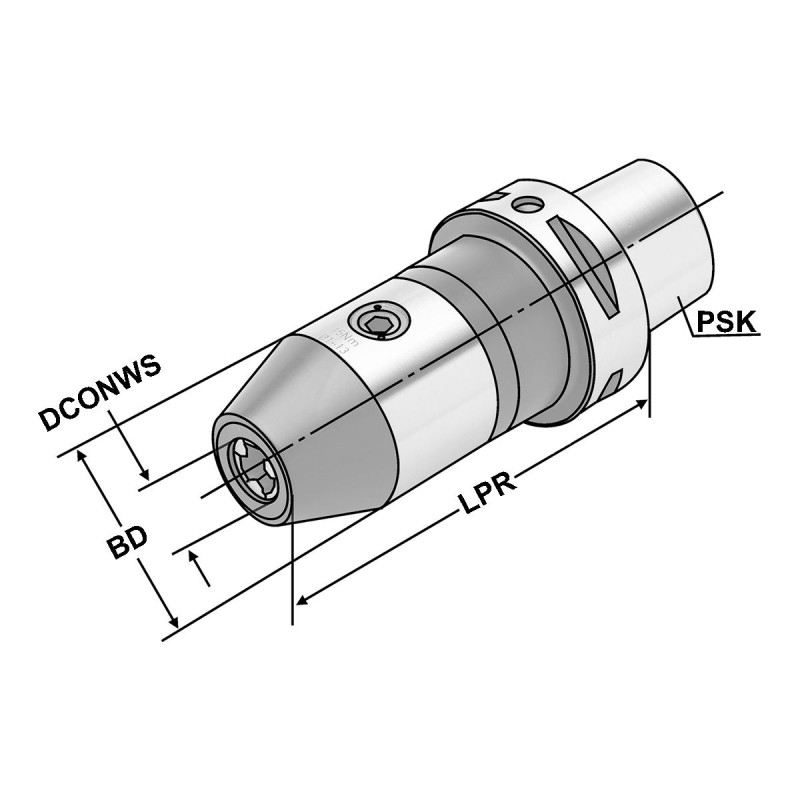 Патрон для дриля з ЧПУ PSK 63 - 1/13 - 112