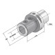 Boring holder for drills with indexable inserts | PSK 63 - 20 - 70
