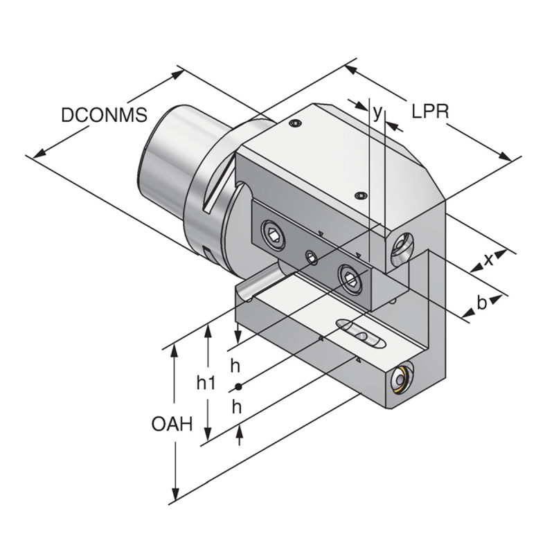 Multi-turning tool holder PSK 63 - 25 - 112