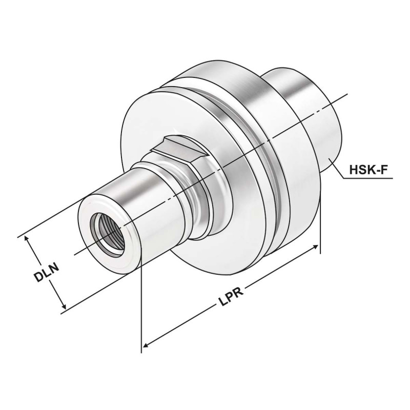 Цанговий патрон KPS HSK 63 - 4/16 - 90 | KPS 16